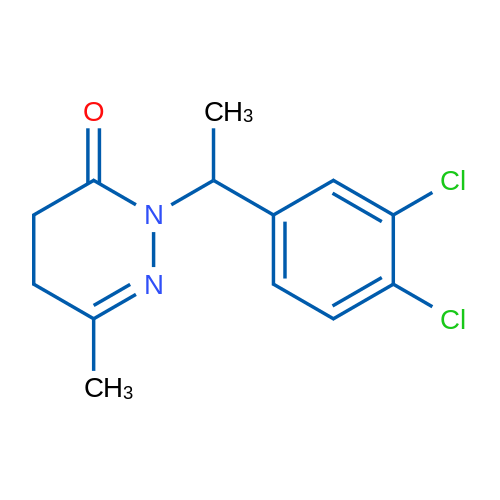 2-(1-(3,4-Dichlorophenyl)ethyl)-6-methyl-4,5-dihydropyridazin-3(2H)-one 1g