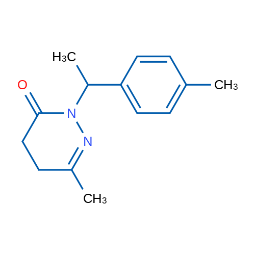 6-Methyl-2-(1-(p-tolyl)ethyl)-4,5-dihydropyridazin-3(2H)-one 1g