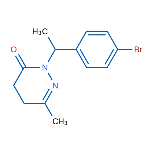 2-(1-(4-Bromophenyl)ethyl)-6-methyl-4,5-dihydropyridazin-3(2H)-one 1g