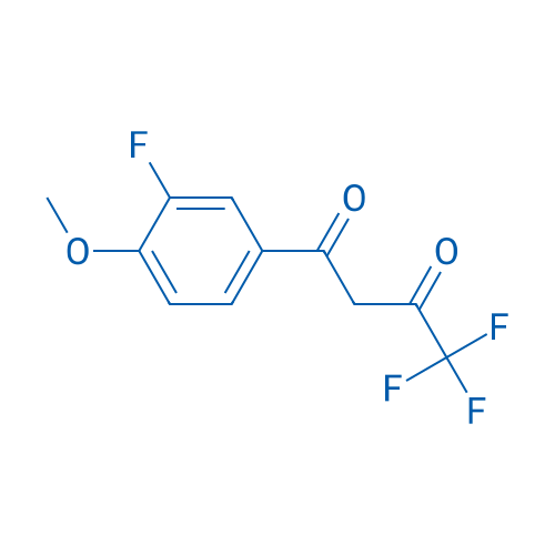 4,4,4-Trifluoro-1-(3-fluoro-4-methoxyphenyl)-1,3-butanedione 1g