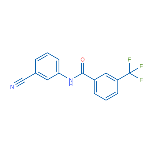 N-(3-Cyanophenyl)-3-(trifluoromethyl)benzamide 1g