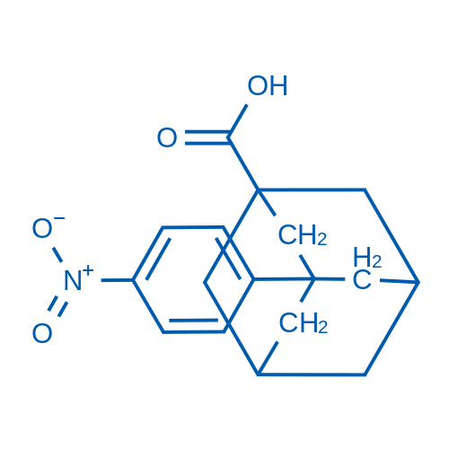 3-(4-Nitrophenyl)adamantane-1-carboxylic acid 250mg