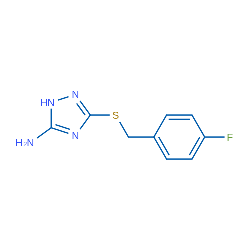 3-((4-Fluorobenzyl)thio)-1H-1,2,4-triazol-5-amine 5g