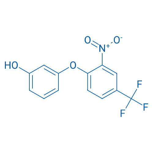 3-(2-Nitro-4-(trifluoromethyl)phenoxy)phenol 5g