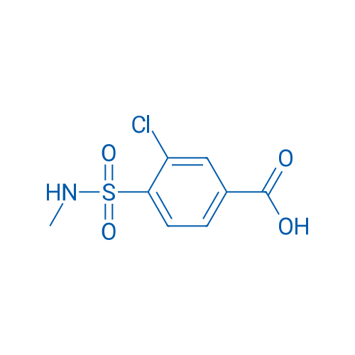 3-Chloro-4-(methylsulfamoyl)benzoic acid 1g
