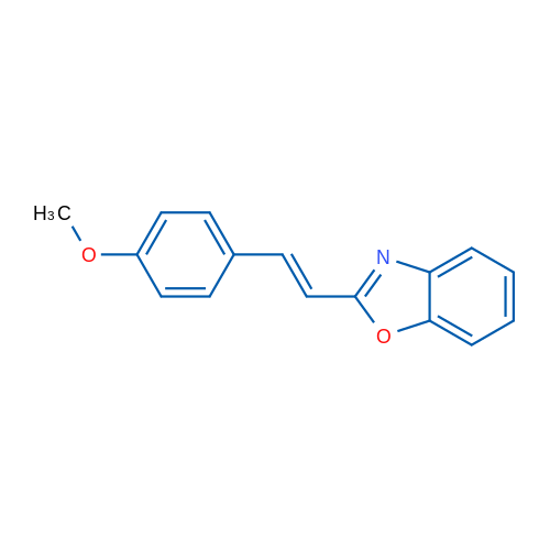 2-[(E)-2-(4-Methoxyphenyl)ethenyl]-1,3-benzoxazole 1g