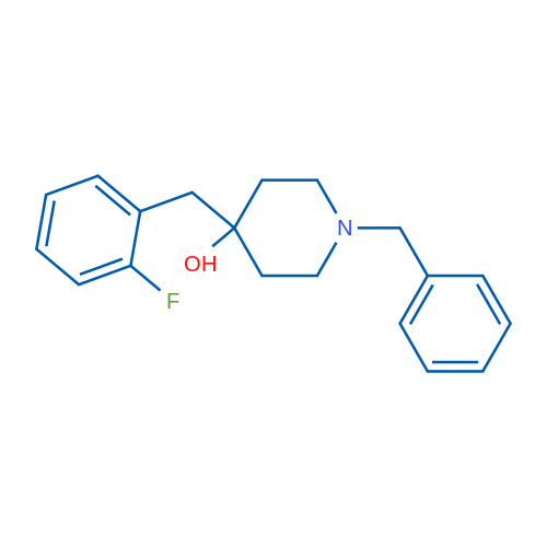 1-Benzyl-4-(2-fluorobenzyl)piperidin-4-ol 1g
