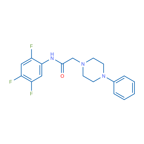 2-(4-Phenylpiperazin-1-yl)-N-(2,4,5-trifluorophenyl)acetamide 1g