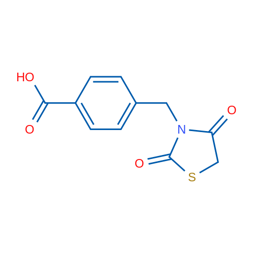 4-[(2,4-Dioxo-1,3-thiazolidin-3-yl)methyl]benzoic acid 100mg
