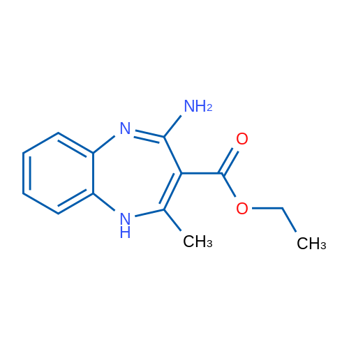 Ethyl 4-amino-2-methyl-1H-1,5-benzodiazepine-3-carboxylate 1g
