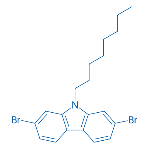 2,7-Dibromo-9-octyl-9H-carbazole 25g