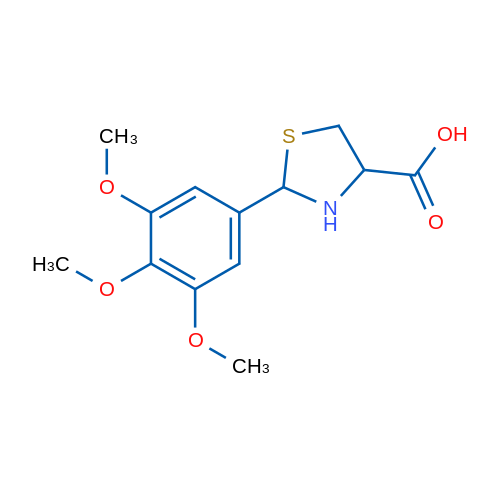 2-(3,4,5-Trimethoxyphenyl)thiazolidine-4-carboxylic acid 1g