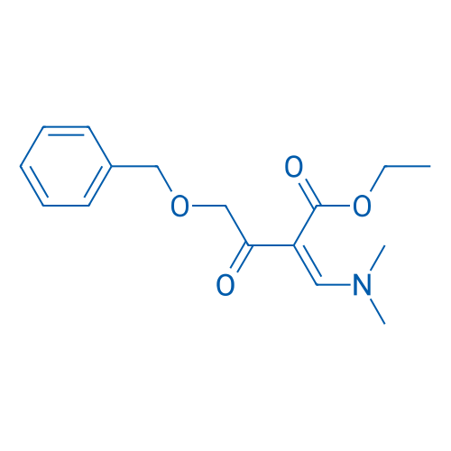 Butanoic acid, 2-[(dimethylamino)methylene]-3-oxo-4-(phenylmethoxy)-, ethyl ester 250mg