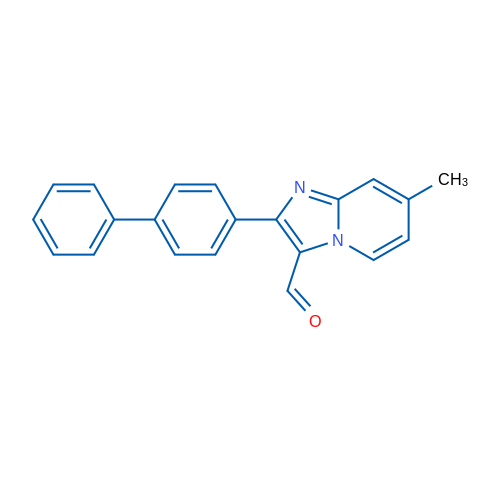 2-([1,1'-Biphenyl]-4-yl)-7-methylimidazo[1,2-a]pyridine-3-carbaldehyde 1g