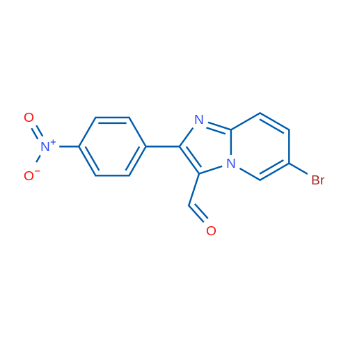 6-Bromo-2-(4-nitrophenyl)imidazo[1,2-a]pyridine-3-carbaldehyde 1g