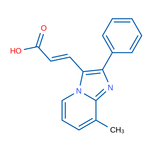 3-(8-Methyl-2-phenylimidazo[1,2-a]pyridin-3-yl)acrylic acid 1g