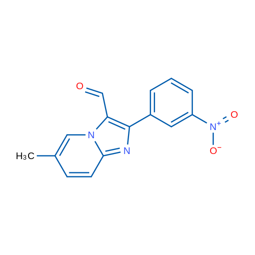 6-Methyl-2-(3-nitrophenyl)imidazo[1,2-a]pyridine-3-carbaldehyde 1g
