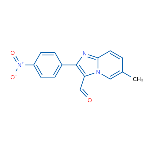 6-Methyl-2-(4-nitrophenyl)imidazo[1,2-a]pyridine-3-carbaldehyde 1g