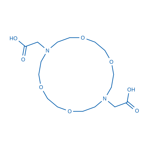 2,2'-(1,4,10,13-Tetraoxa-7,16-diazacyclooctadecane-7,16-diyl)diacetic acid 1g