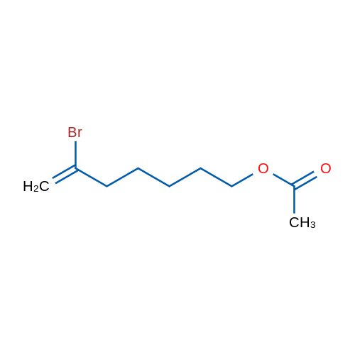 7-Acetoxy-2-bromo-heptene 1g