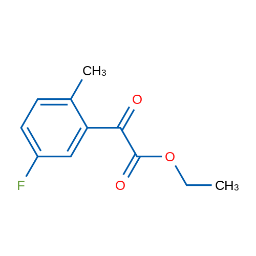 Ethyl 5-fluoro-2-methylbenzoylformate 1g