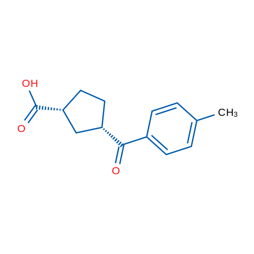 cis-3-(4-Methylbenzoyl)cyclopentane-1-carboxylic acid 1g