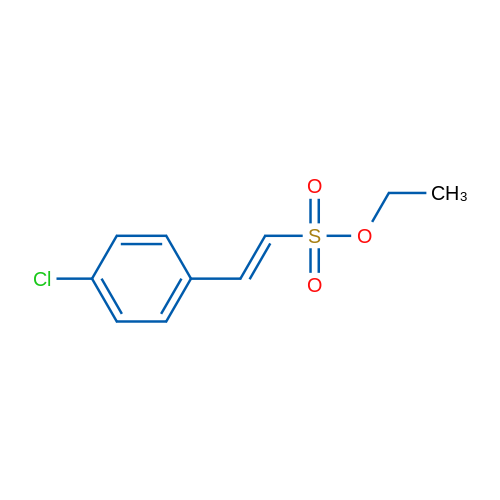 (E)-Ethyl 2-(4-chlorophenyl)ethenesulfonate 1g
