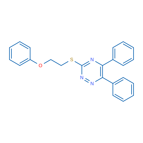 3-[(2-Phenoxyethyl)sulfanyl]-5,6-diphenyl-1,2,4-triazine 25mg