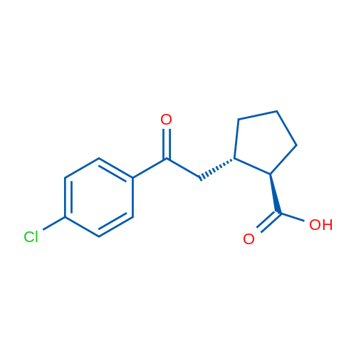 trans-2-[2-(4-Chlorophenyl)-2-oxoethyl]cyclopentane-1-carboxylic acid 1g