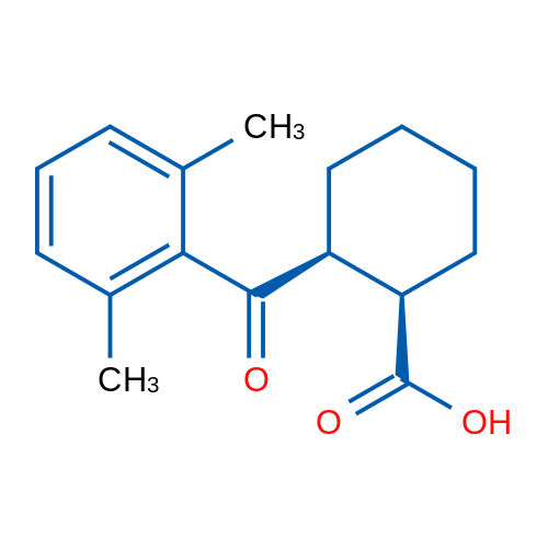 cis-2-(2,6-Dimethylbenzoyl)cyclohexane-1-carboxylic acid 1g