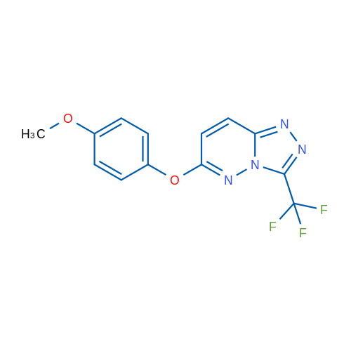 6-(4-Methoxyphenoxy)-3-(trifluoromethyl)-[1,2,4]triazolo[4,3-b]pyridazine 1g