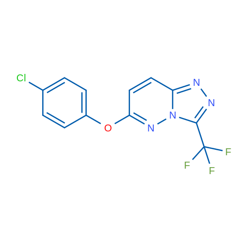 6-(4-Chlorophenoxy)-3-(trifluoromethyl)-[1,2,4]triazolo[4,3-b]pyridazine 1g