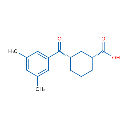 cis-3-(3,5-Dimethylbenzoyl)cyclohexane-1-carboxylic acid 1g