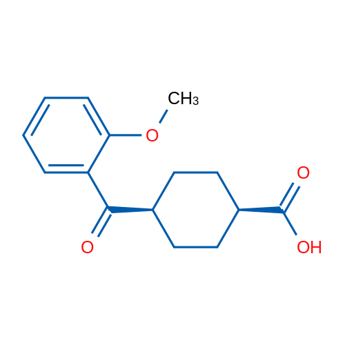 cis-4-(2-Methoxybenzoyl)cyclohexanecarboxylic acid 1g