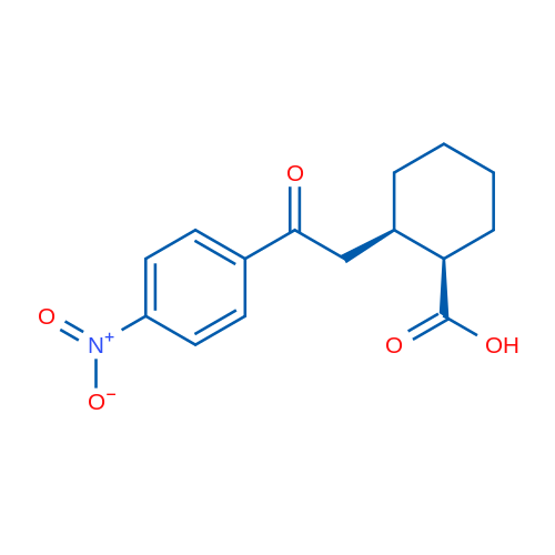 cis-2-[2-Oxo-2-(4-nitrophenyl)ethyl]cyclohexane-1-carboxylic acid 1g