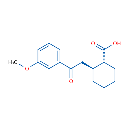 trans-2-[2-(3-Methoxyphenyl)-2-oxoethyl]cyclohexane-1-carboxylic acid 1g
