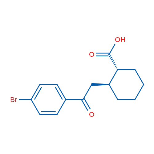 trans-2-[2-(4-Bromophenyl)-2-oxoethyl]cyclohexane-1-carboxylic acid 1g