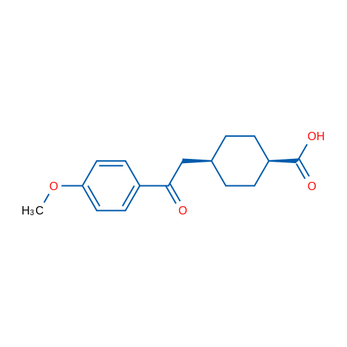 cis-4-(2-(4-Methoxyphenyl)-2-oxoethyl)cyclohexanecarboxylic acid 1g