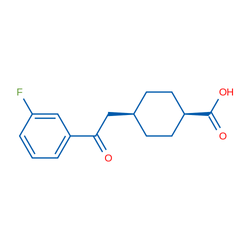 cis-4-(2-(3-Fluorophenyl)-2-oxoethyl)cyclohexanecarboxylic acid 1g