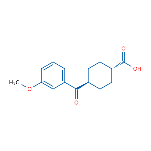 trans-4-(3-Methoxybenzoyl)cyclohexanecarboxylic acid 1g