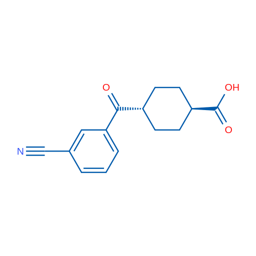 trans-4-(3-Cyanobenzoyl)cyclohexanecarboxylic acid 1g