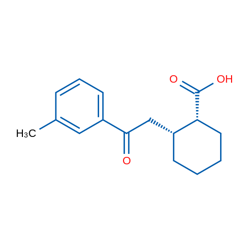 cis-2-[2-(3-Methylphenyl)-2-oxoethyl]cyclohexane-1-carboxylic acid 1g