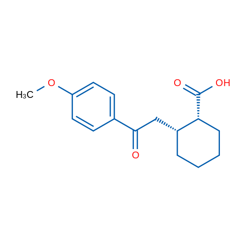 cis-2-[2-(4-Methoxyphenyl)-2-oxoethyl]cyclohexane-1-carboxylic acid 1g