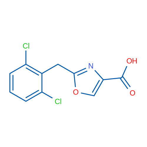 2-(2,6-Dichlorobenzyl)oxazole-4-carboxylic acid 1g
