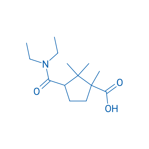 3-(Diethylcarbamoyl)-1,2,2-trimethylcyclopentanecarboxylic acid 1g