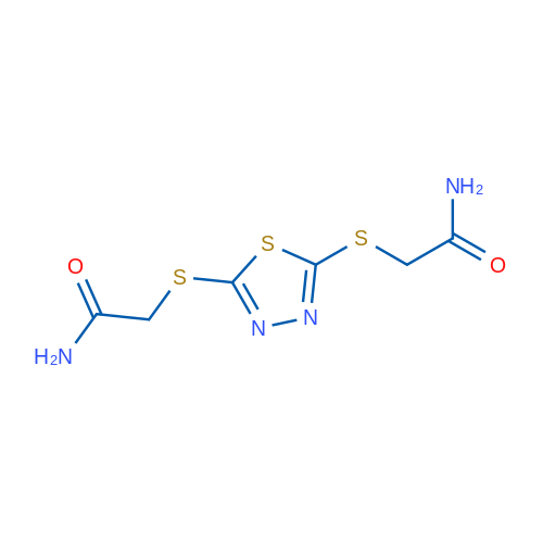 2-({5-[(carbamoylmethyl)sulfanyl]-1,3,4-thiadiazol-2-yl}sulfanyl)acetamide 1g