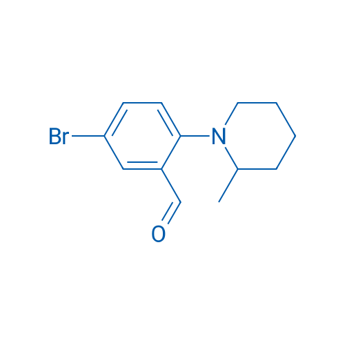 5-Bromo-2-(2-methylpiperidin-1-yl)benzaldehyde 1g