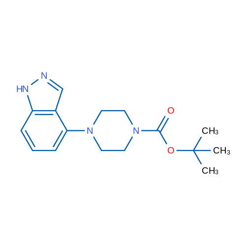 tert-Butyl 4-(1H-indazol-4-yl)piperazine-1-carboxylate 1g
