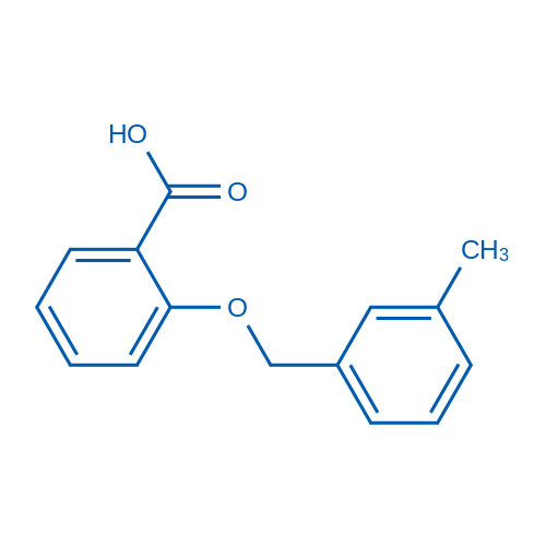 2-((3-Methylbenzyl)oxy)benzoic acid 250mg