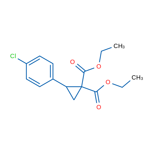 Diethyl 2-(4-chlorophenyl)cyclopropane-1,1-dicarboxylate 1g